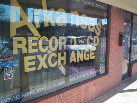 Arkansas Record-CD Exchange store